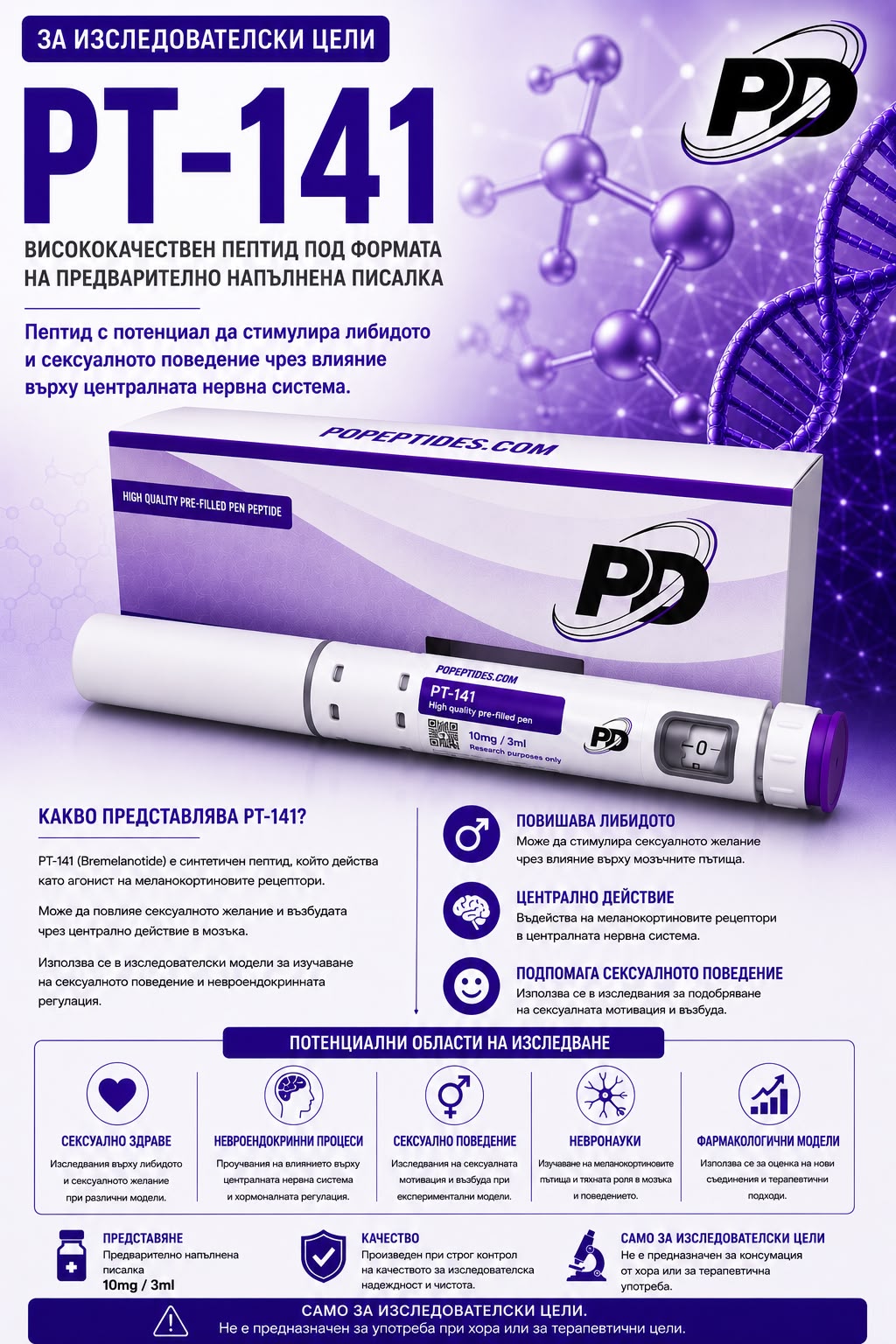 PT-141 (Bremelanotide) 10 mg