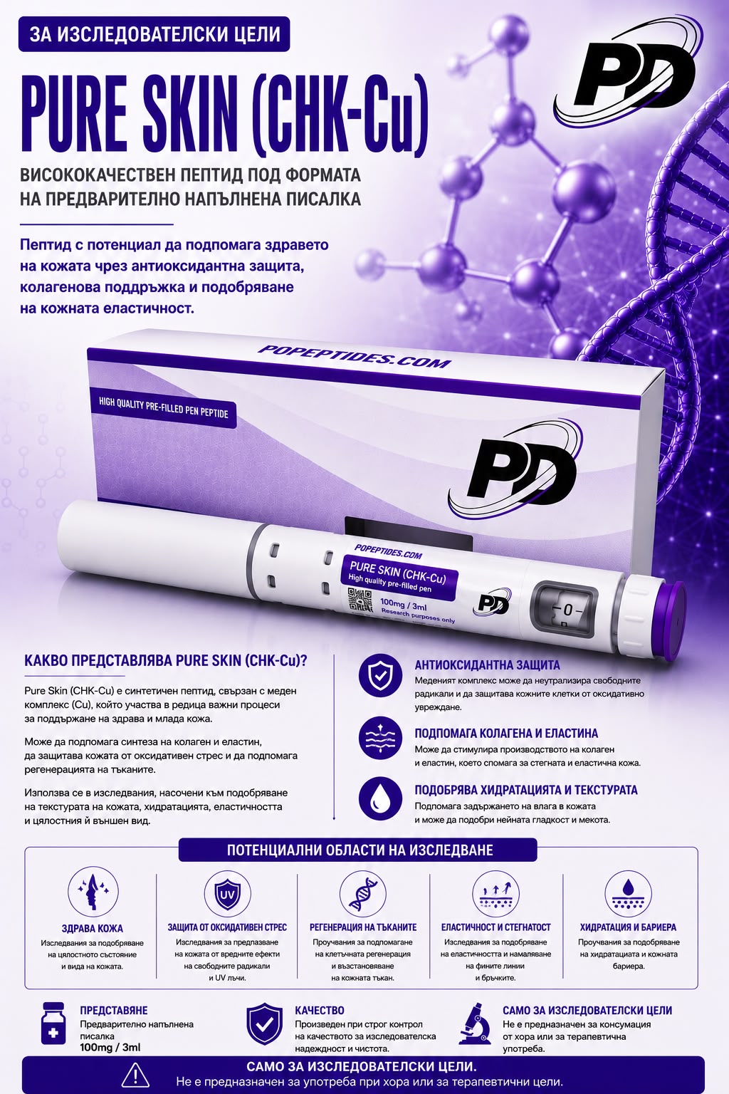 Pure Skin (GHK-Cu) | 50mg/100mg
