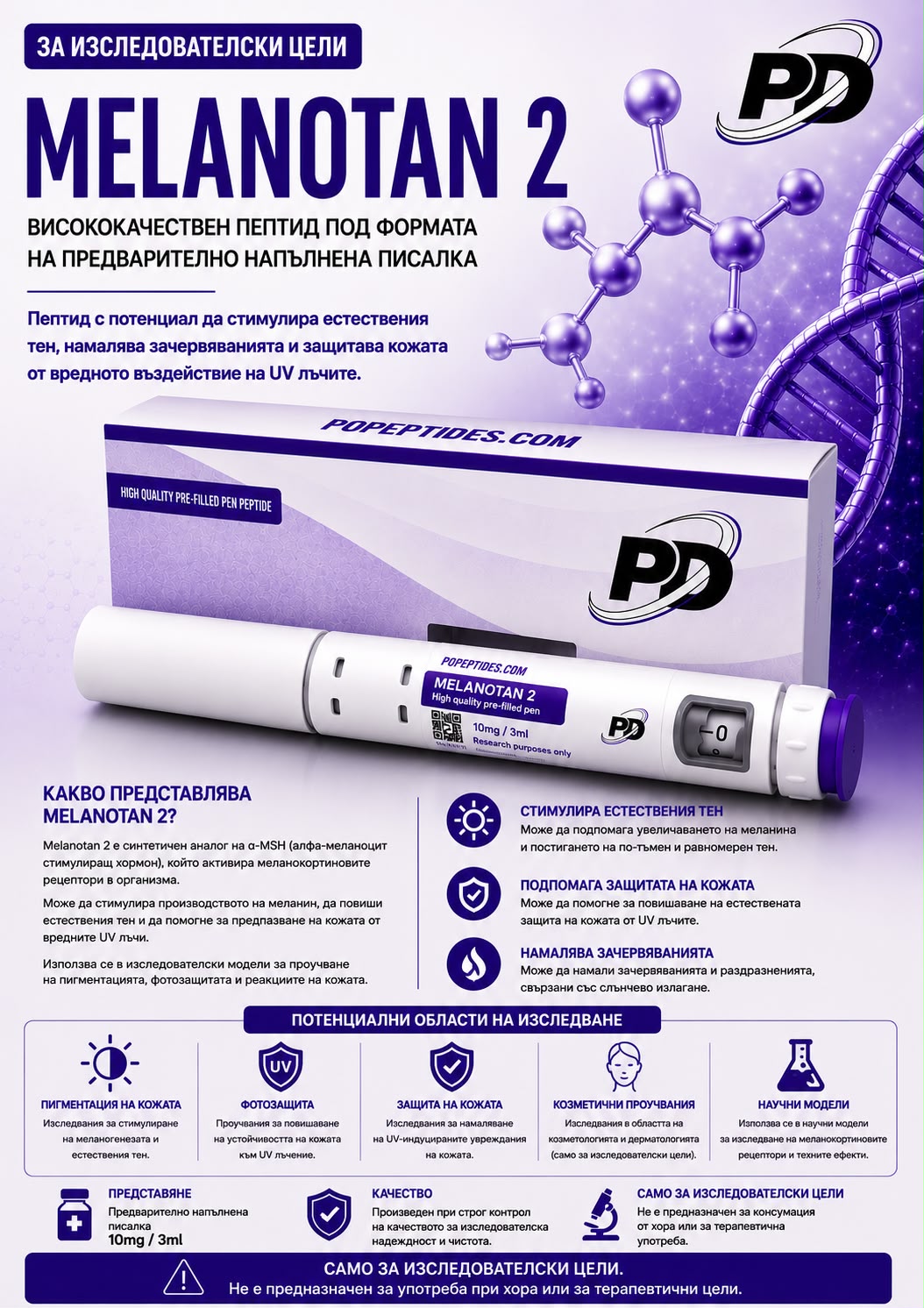 Меланотан 2 (Melanotan 2) | 10mg